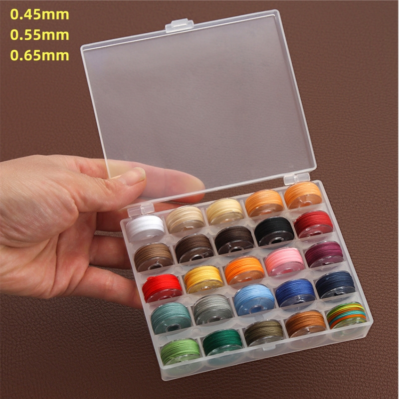 Braided Line - 1 Box Leather Sewing Thread Kit