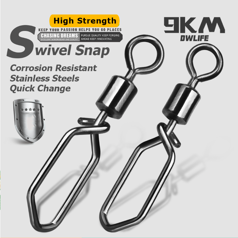 Tippet Line - Fishing Swivels Snap 25~100Pcs Fishing Rolling