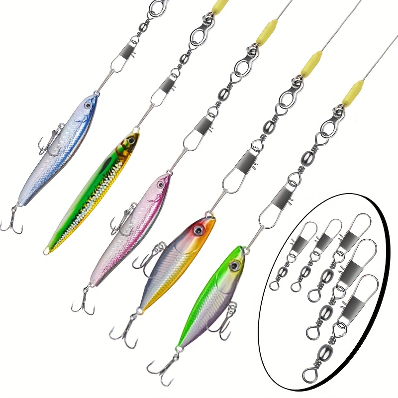 50Pc/box Stainless Steel Swive - Fishing Line Box ulasan dan harga