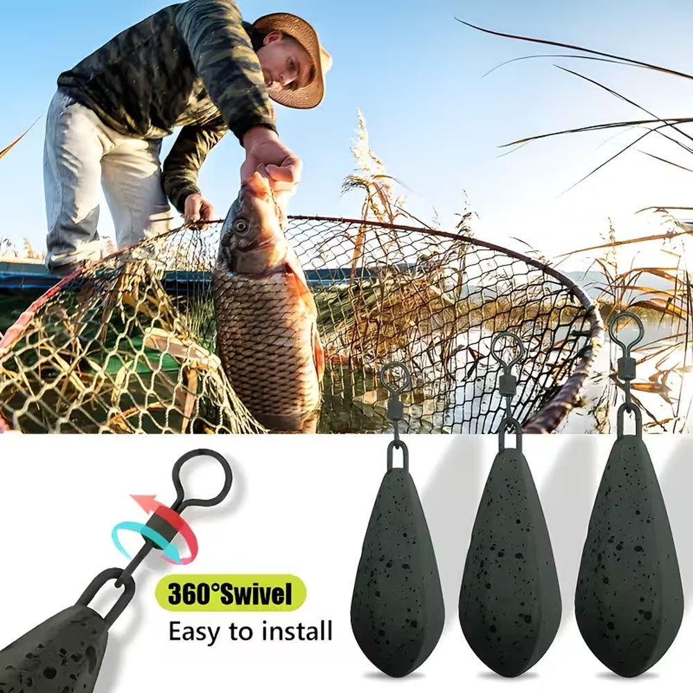 4-Pack Heavy-Duty Carp Fishing - Saltwater Line ulasan dan harga