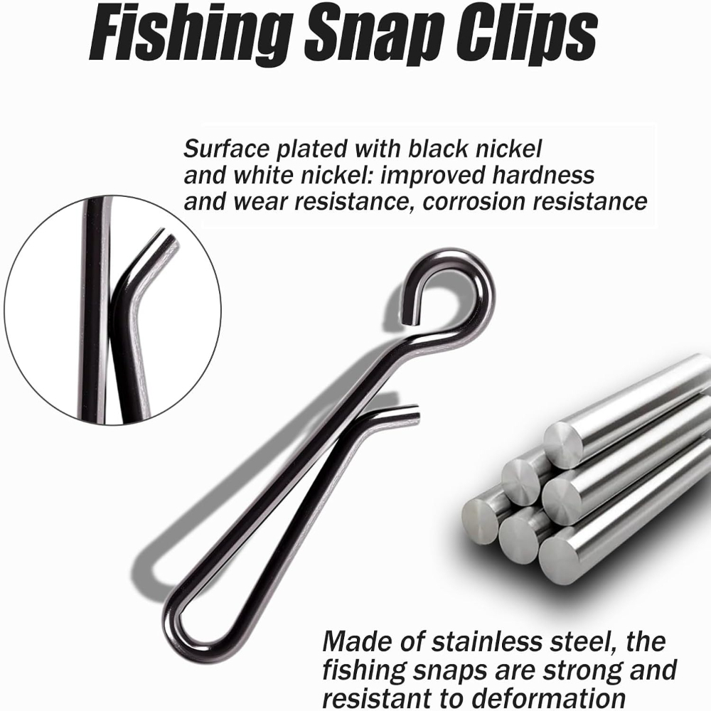 100Pcs Stainless Steel Fishing - Saltwater Line ulasan dan harga